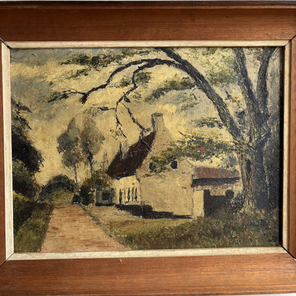 Classic Landscape Oil Painting "Thatched Cottage" Timeless Art Holland Art Shop