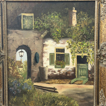 Rustic Still Life Oil Painting "Wooden Frame" Handcrafted Large Artwork Holland Art Shop