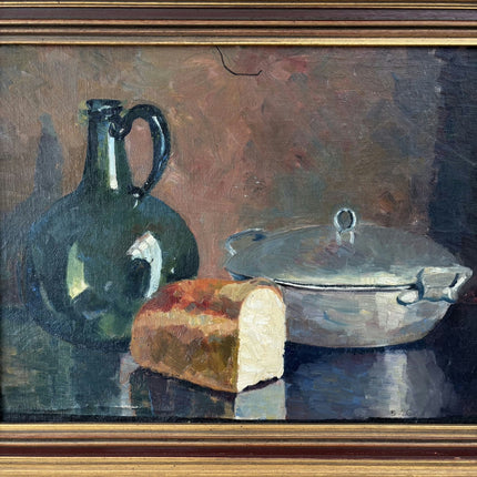1926 Still Life "Green Jug" Artwork Holland Art Shop