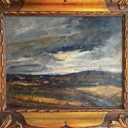 Handcrafted Landscape Oil Painting "Gilded Frame" Refined Artwork Holland Art Shop