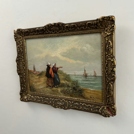 Elegant Interior Oil Painting "Two Women" Timeless Art Holland Art Shop