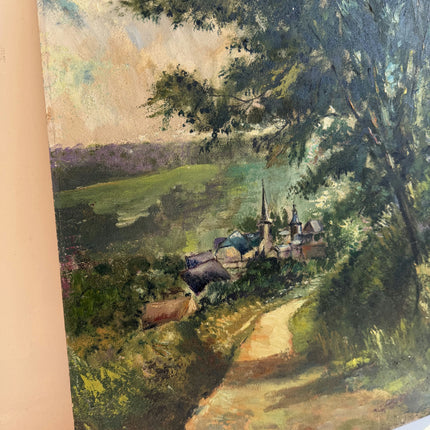 Original Landscape Oil Painting "Dirt Path" Timeless Art Holland Art Shop