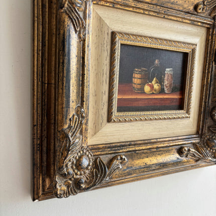 Refined Still Life Oil Painting "Fruit Arrangement" Detailed Spanish Artwork Holland Art Shop