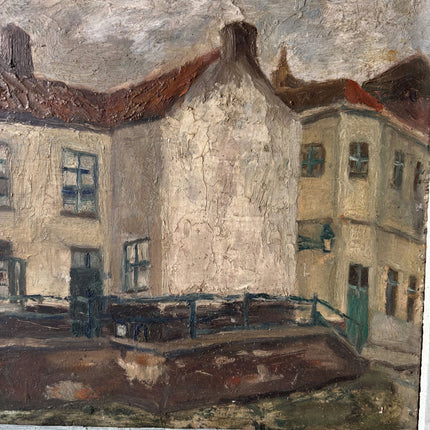 Traditional Cityscape Oil Painting "Framed Painting" Original Artwork Holland Art Shop