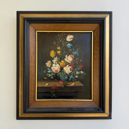 Refined Floral Still Life Oil Painting "Flower Bouquet" Elegant Artwork Holland Art Shop