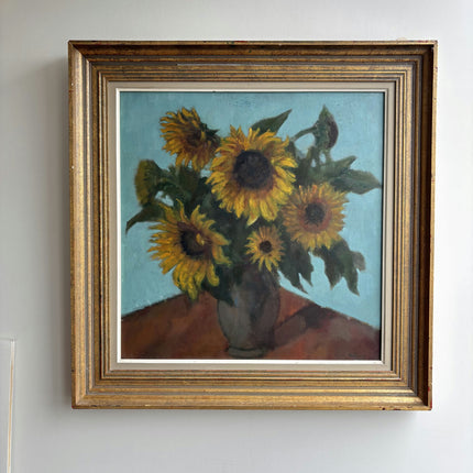 Classic Floral Still Life Oil Painting "Sunflower Bouquet" Refined Artwork Holland Art Shop