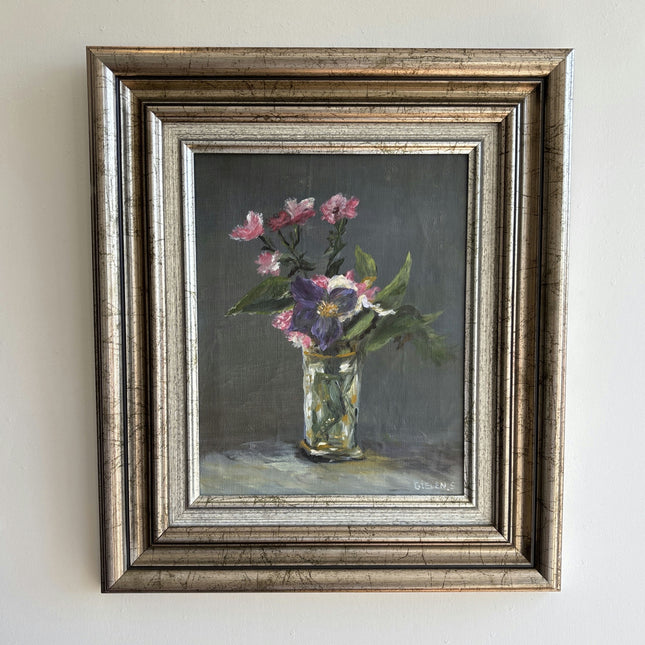 Authentic Floral Still Life Oil Painting "Flower Vase" Traditional Art Holland Art Shop