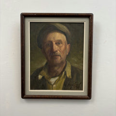 Detailed Portrait Oil Painting "Textured Surface" Traditional Small Artwork Holland Art Shop