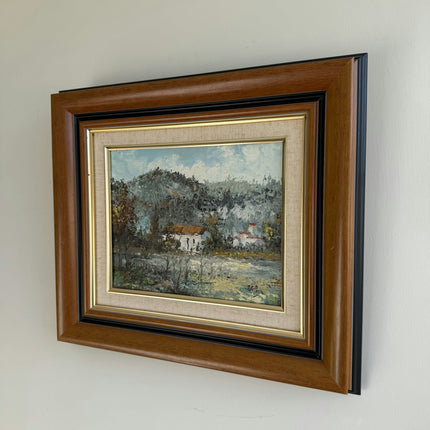 Original Landscape Oil Painting "Framed Painting" Detailed Art Holland Art Shop
