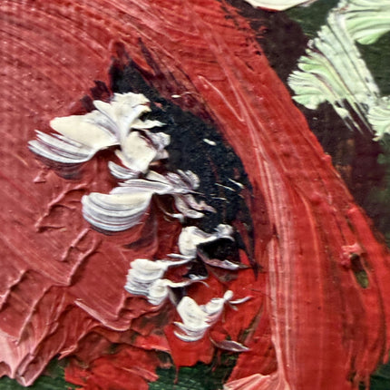 Traditional Still Life Oil Painting "Canvas Backside" Original Small Art Holland Art Shop