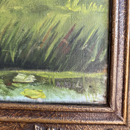 Expressive Animals Oil Painting "Grazing Sheep" Handcrafted Artwork Holland Art Shop