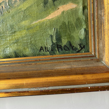 Elegant Landscape Oil Painting "Green Hill" Timeless Art Holland Art Shop