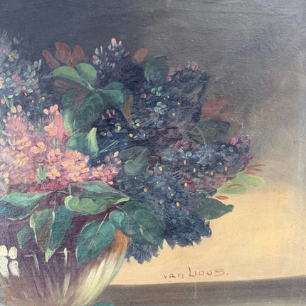Expressive Oil Painting Flowery Still Life "Flower Arrangement" Medium Artwork - Holland Art Shop