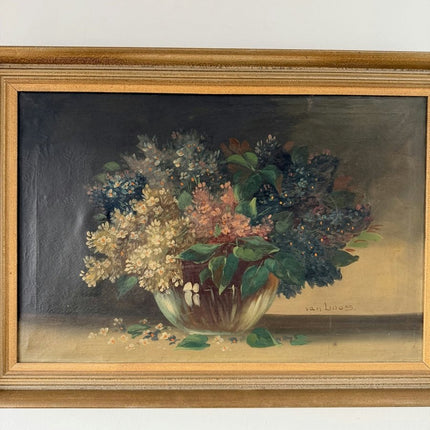 Expressive Oil Painting Flowery Still Life "Flower Arrangement" Medium Artwork - Holland Art Shop