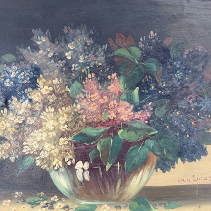 Expressive Oil Painting Flowery Still Life "Flower Arrangement" Medium Artwork - Holland Art Shop
