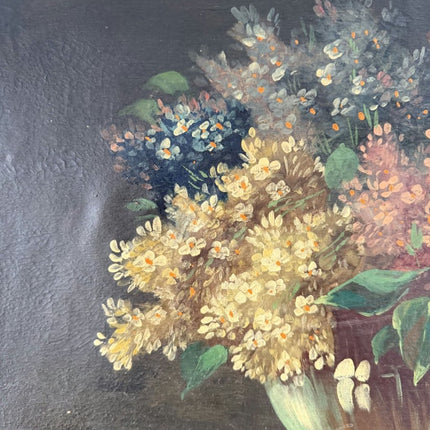 Expressive Oil Painting Flowery Still Life "Flower Arrangement" Medium Artwork - Holland Art Shop