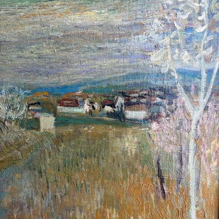 Expressive Landscape Oil Painting "Framed Painting" Detailed Art Holland Art Shop