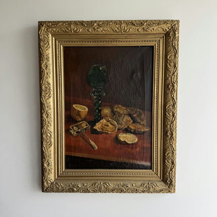 Antique Still Life Oil Painting "Green Goblet" Expressive Art Holland Art Shop