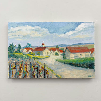 Classic Landscape Oil Painting "Village Church" Timeless Artwork Holland Art Shop