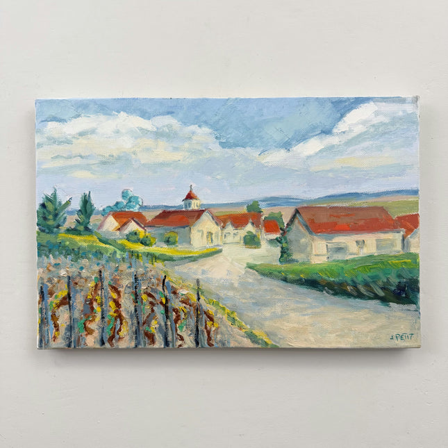 Classic Landscape Oil Painting "Village Church" Timeless Artwork Holland Art Shop