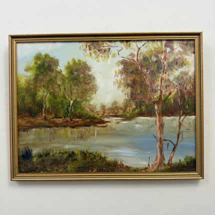 Detailed Landscape Oil Painting "Tall Tree" Refined Art Holland Art Shop