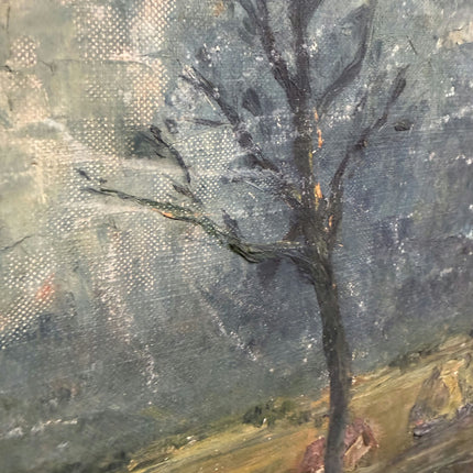 Timeless Landscape Oil Painting "Lone Tree" Expressive Art Holland Art Shop