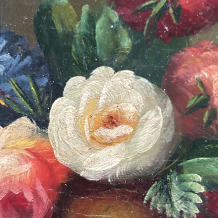 Traditional Floral Still Life Oil Painting "Gilded Frame" Refined Small Artwork Holland Art Shop