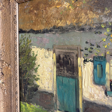 Traditional Landscape Oil Painting "Painted Cottage" Original Artwork Holland Art Shop
