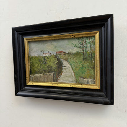 Elegant Landscape Oil Painting "Framed Painting" Authentic Small Art Holland Art Shop