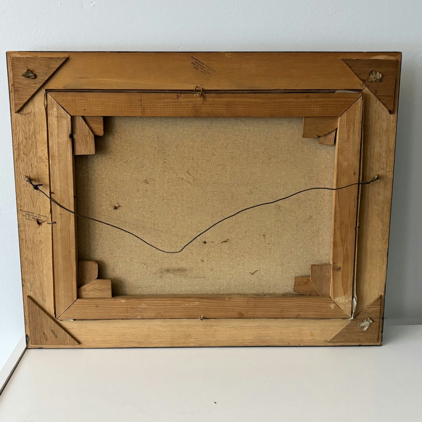 Figurative Cityscape Oil Painting "Town Square Scene" Traditional Medium Art