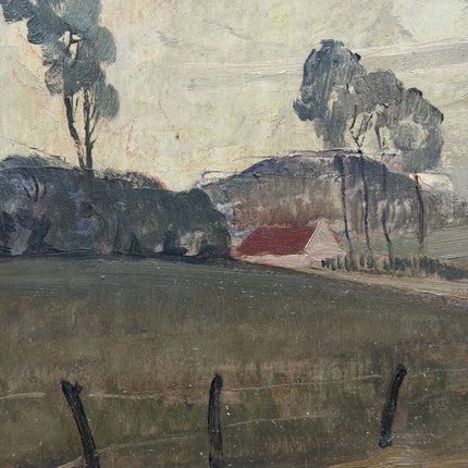 1942 Landscape Oil Painting "Gilded Frame" Art Holland Art Shop