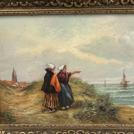 Elegant Interior Oil Painting "Two Women" Timeless Art Holland Art Shop