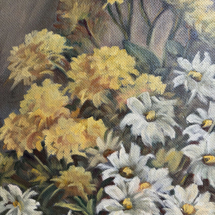 Detailed Floral Still Life Oil Painting "Flowering Vase" Large Artwork Holland Art Shop