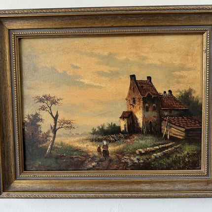 Expressive Oil Painting Scenery "Country Pathway" Fine Medium Artwork
