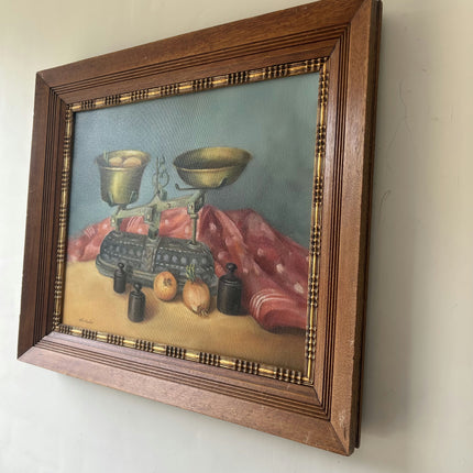 Traditional Still Life Oil Painting "Balance Scale" Elegant Opniuew Art Holland Art Shop