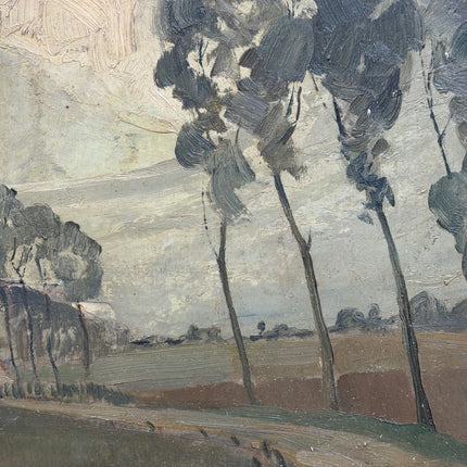1942 Landscape Oil Painting "Gilded Frame" Art Holland Art Shop
