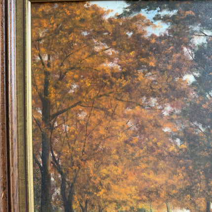 Timeless Landscape Oil Painting "Tree Avenue" Vintage Artwork Holland Art Shop