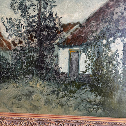 Timeless Farm Oil Painting "Ornate Frame" Detailed Large Art Holland Art Shop