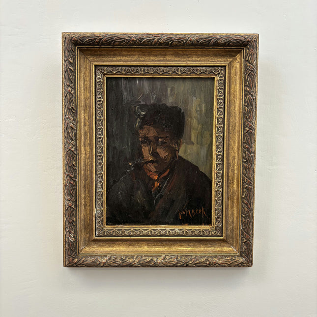 Refined Portrait Oil Painting "Old Man" Timeless Small Artwork Holland Art Shop