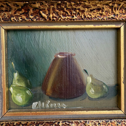 Classic Still Life Oil Painting "Gilded Frame" Detailed Small Artwork Holland Art Shop