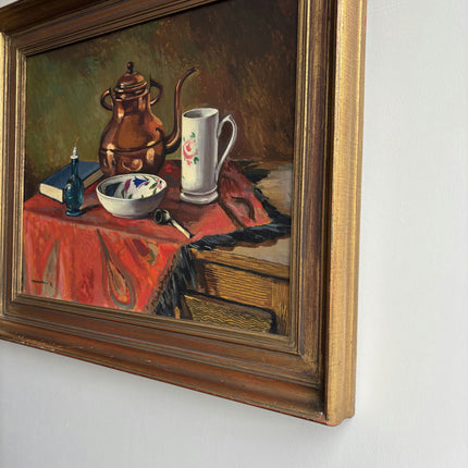 Traditional Still Life Oil Painting "Copper Kettle" Timeless Art Holland Art Shop