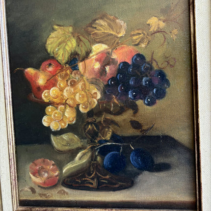 Authentic Still Life Oil Painting "Grape Bunch" Classic Artwork Holland Art Shop