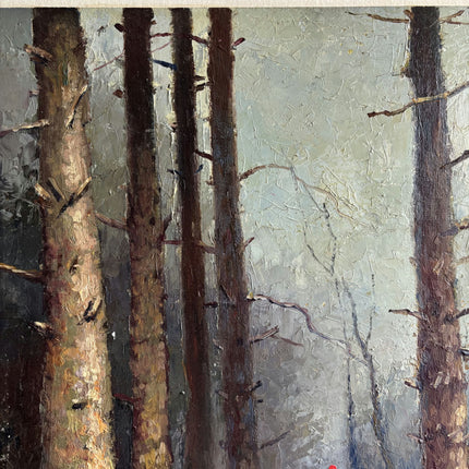 Classic Landscape Oil Painting "Pine Trees" Elegant Artwork Holland Art Shop