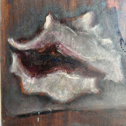 Handcrafted Flowery Still Life Oil Painting "Sea Shell" Original Art Holland Art Shop