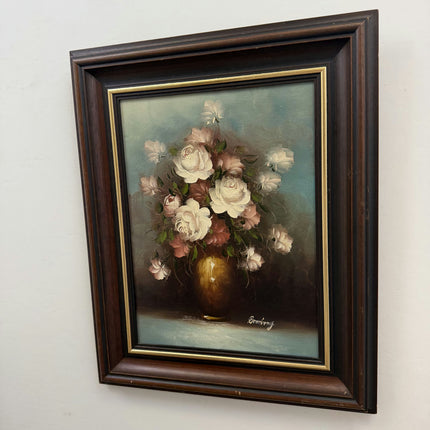 Handcrafted Floral Still Life Oil Painting "Rose Bouquet" Refined Art Holland Art Shop