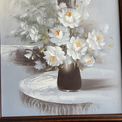 Elegant Floral Still Life Oil Painting "Flower Vase" Handcrafted Art Holland Art Shop