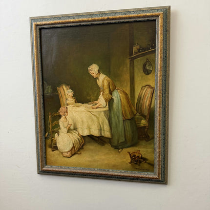Refined Interior Oil Painting "Stretched Canvas" Traditional Artwork Holland Art Shop