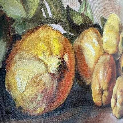 Expressive Still Life Oil Painting "Quince Cluster" Detailed Art Holland Art Shop