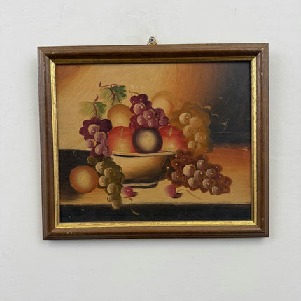 Expressive Still Life Oil Painting "Fruit Bowl" Timeless Small Artwork Holland Art Shop