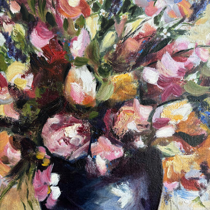 Timeless Floral Still Life Oil Painting "Floral Vase" Traditional Artwork Holland Art Shop